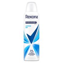 Desodorante Antitranspirante Aerosol Feminino Rexona Cotton Dry 72 horas 150ml Desodorante Antitranspirante Aerosol Feminino Rexona Cotton Dry 72 horas 150ml
