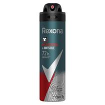 Desodorante Antitranspirante Aerosol Masculino Antibacterial + Invisible 72 horas 150ml Rexona Desodorante Antitranspirante Aerosol Masculino Antibacterial + Invisible 72 horas 150ml Rexona