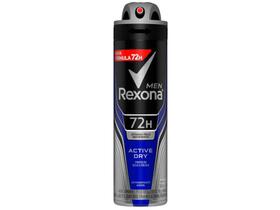 Desodorante Antitranspirante Aerosol Masculino - Rexona Active Dry 72 horas 150ml Desodorante Antitranspirante Aerosol Masculino - Rexona Active Dry 72 horas 150ml