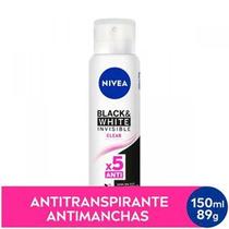 Desodorante Antitranspirante Aerosol Nivea Black&ampWhite Invisible Clear 150ml