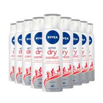 Desodorante Antitranspirante Aerosol Nivea Dry Comfort Plus Proteção Extra 48H 150ml (Kit com 9)