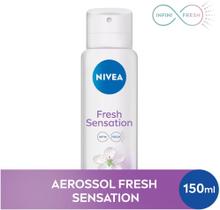 Desodorante Antitranspirante Aerosol Nivea Fresh Sensation Feminino 72h 150ml