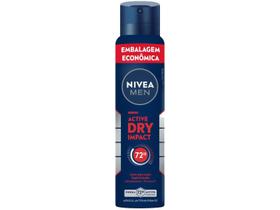 Desodorante Antitranspirante Aerosol Nivea Men Active Dry Impact 200ml Desodorante Antitranspirante Aerosol Nivea Men Active Dry Impact 200ml