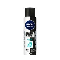 Desodorante Antitranspirante Aerosol Nivea Men Invisible Black & White Fresh 150ml