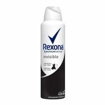 Desodorante antitranspirante aerosol rexona feminino invisible 150ml