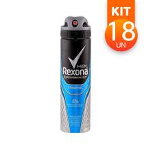 Desodorante Antitranspirante Aerosol Rexona Masculino Xtracool MotionSense 48H 90g (Kit com 18)