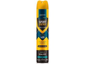 Desodorante Antitranspirante Aerossol Above - Clássicos Sport Energy Maxx Masculino Refrescante Desodorante Antitranspirante Aerossol Above - Clássicos Sport Energy Maxx Masculino Refrescante