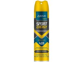 Desodorante Antitranspirante Aerossol Above - Clássicos Sport Energy Men Masculino Refrescante Desodorante Antitranspirante Aerossol Above - Clássicos Sport Energy Men Masculino Refrescante