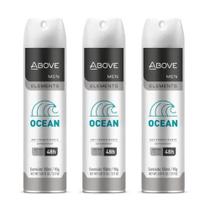 Desodorante Antitranspirante Aerossol Above Elements Ocean 150ml Men Masculino Desodorante Antitranspirante Aerossol Above Elements Ocean 150ml Men Masculino