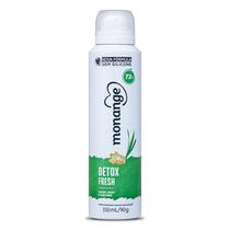 Desodorante Antitranspirante Aerossol Detox Fresh Capim Limão E Gengibre 150ml Monange