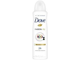 Desodorante Antitranspirante Aerossol Dove Invisible Dry Feminino 72 Horas 150ml