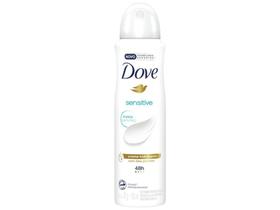 Desodorante Antitranspirante Aerossol Dove - Sensitive 48 Horas sem Perfume 150ml