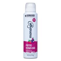 Desodorante Antitranspirante Aerossol Feminino Frutas Vermelhas 150ml Monange