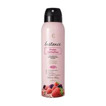 Desodorante Antitranspirante Aerossol Instance Frutas Vermelhas 150ml - Abelha Rainha - Eudora