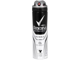 Desodorante Antitranspirante Aerossol Masculino - Rexona Invisible Anti-manchas 150ml