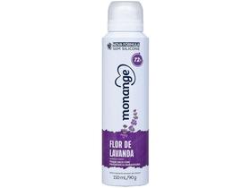 Desodorante Antitranspirante Aerossol Monange - Flor de Lavanda Feminino 72 Horas 150ml