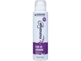 Desodorante Antitranspirante Aerossol Monange - Flor de Lavanda Feminino 72 Horas 150ml