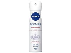 Desodorante Antitranspirante Aerossol Nivea - Deomilk Sensitive Feminino 150ml