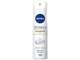 Desodorante Antitranspirante Aerossol Nivea - Deomilk Toque Seco Feminino 150ml