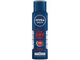 Desodorante Antitranspirante Aerossol Nivea - Dry Impact Masculino 150ml