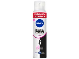 Desodorante Antitranspirante Aerossol Nivea - Invisible Black & White Clear Feminino 200ml