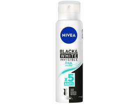 Desodorante Antitranspirante Aerossol Nivea - Invisible Black & White Fresh 150ml