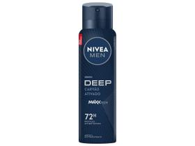 Desodorante Antitranspirante Aerossol Nivea - Men Deep Masculino Proteção 48 Horas 150ml Desodorante Antitranspirante Aerossol Nivea - Men Deep Masculino Proteção 48 Horas 150ml