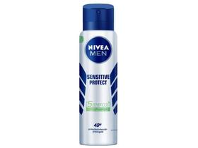 Desodorante Antitranspirante Aerossol Nivea Men - Sensitive Protect Masculino 150ml