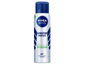 Desodorante Antitranspirante Aerossol Nivea Men - Sensitive Protect Masculino 150ml