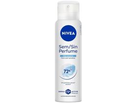 Desodorante Antitranspirante Aerossol Nivea - Sem Perfume Pele Sensível 150ml