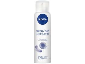 Desodorante Antitranspirante Aerossol Nivea - Sem Perfume Pele Sensível 150ml