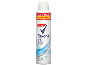 Desodorante Antitranspirante Aerossol Rexona - Cotton Dry Feminino 72 Horas 250ml