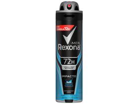 Desodorante Antitranspirante Aerossol Rexona - Impacto Masculino 72 Horas 150ml