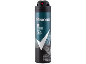 Desodorante Antitranspirante Aerossol Rexona - Invisible Anti-manchas Masculino 72 Horas 150ml