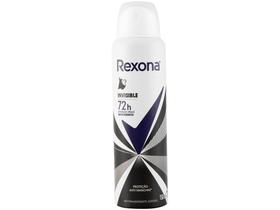 Desodorante Antitranspirante Aerossol Rexona - Invisible Feminino 72 Horas 150ml