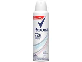 Desodorante Antitranspirante Aerossol Rexona - sem Perfume Feminino 72 Horas 150ml