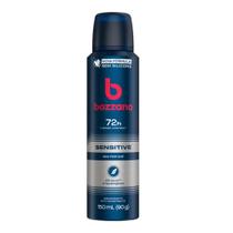 Desodorante Antitranspirante Aerossol Sem Perfume Bozzano Sensitive 72h Masculino 150ml