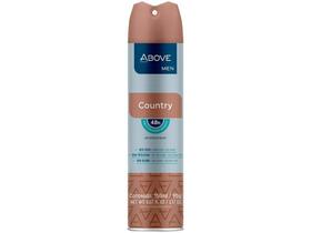 Desodorante Antitranspirante Aerossol Vegano - Above Clássicos Country Masculino Amadeirado 150ml