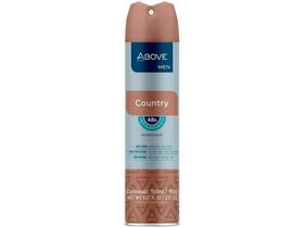 Desodorante Antitranspirante Aerossol Vegano - Above Clássicos Country Masculino Amadeirado 150ml