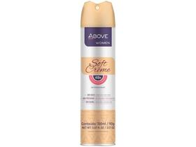Desodorante Antitranspirante Aerossol Vegano - Above Clássicos Soft Creme Feminino Floral 150ml