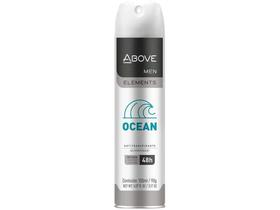Desodorante Antitranspirante Aerossol Vegano - Above Elements Ocean Masculino Amadeirado