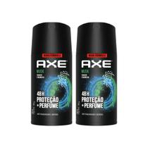 Desodorante Antitranspirante Axe Musk Aerossol 152ml Kit com duas unidades