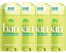 Desodorante antitranspirante Ban Original Sem Perfume 76 mL (pacote com 4) Desodorante antitranspirante Ban Original Sem Perfume 76 mL (pacote com 4)