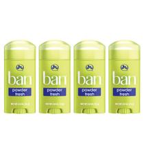 Desodorante antitranspirante Ban Powder Fresh 24 horas, 75 ml, pacote com 4