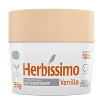Desodorante Antitranspirante Creme Herbissimo Vanilla 55g - DANA PERFUMES