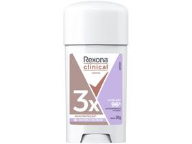 Desodorante Antitranspirante Creme Rexona Clinical Extra Dry 96 Horas Original 58g