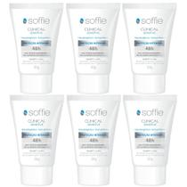 Desodorante Antitranspirante Creme Soffie Clinical Sensitive Kit 6 Sem Fragrância