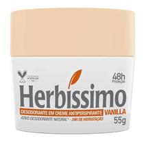 Desodorante Antitranspirante Creme Vanilla Herbissimo 55g