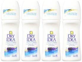 Desodorante antitranspirante Dry Idea Powder Fresh 96 ml (pacote com 4)