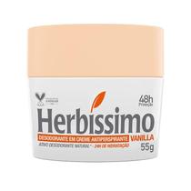 Desodorante Antitranspirante em Creme Herbíssimo Bio Protect Vanilla 55g